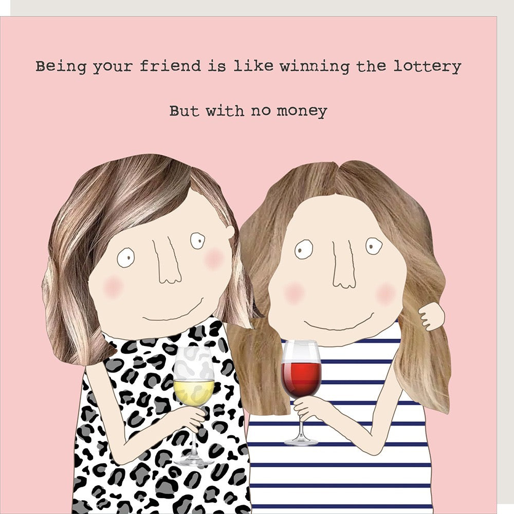 Rosie Made a Thing - Friend Lottery - Blank Card