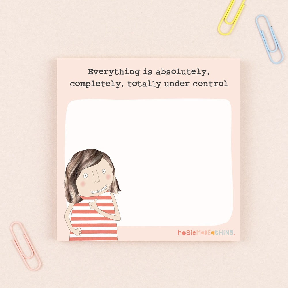 Rosie Made a Thing - Under Control - New Sticky Jots Pads
