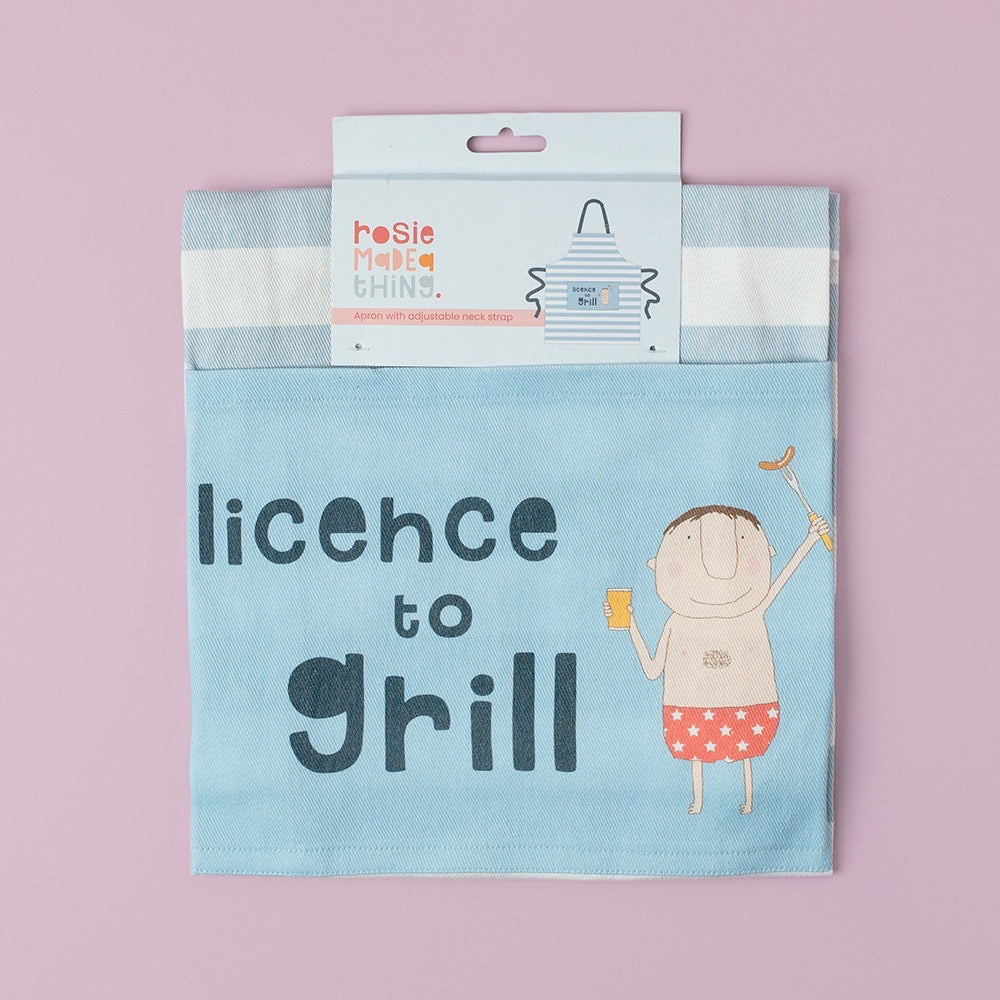 Licenced to Grill Apron - Rosie Made a Thing