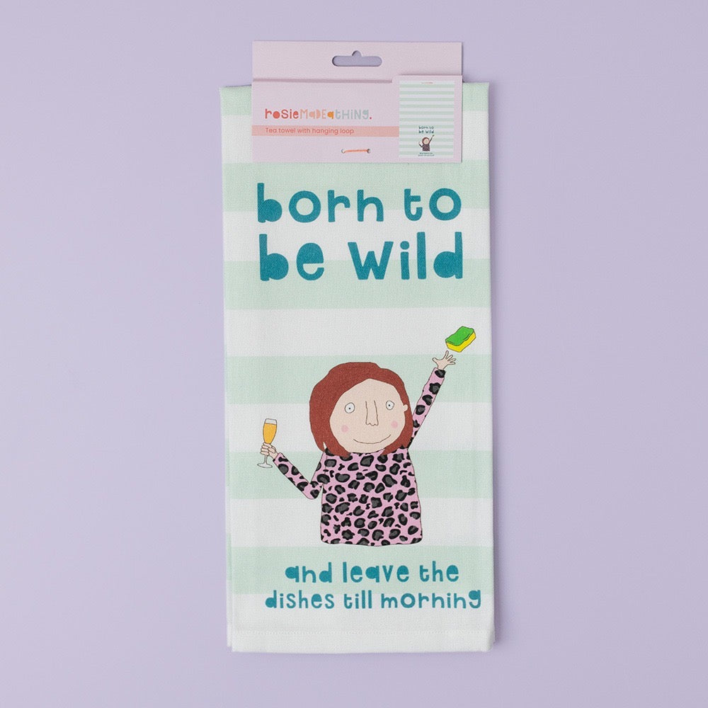 Born to be Wild Tea Towel - Rosie Made a Thing
