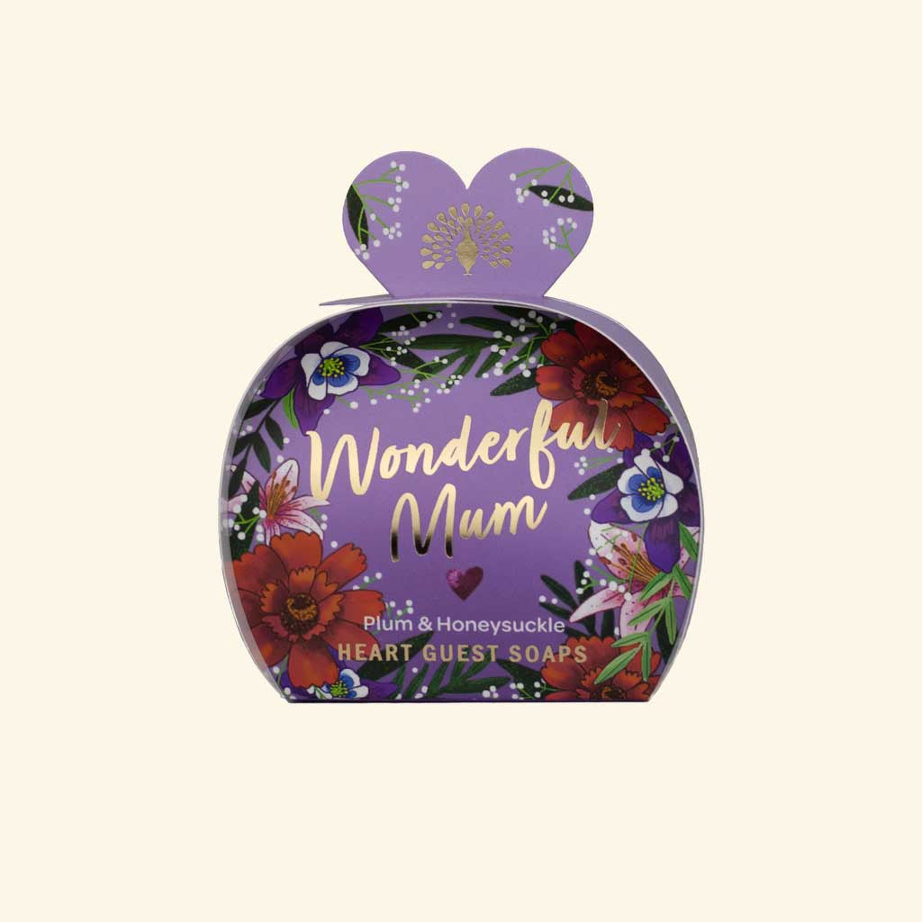 Wonderful Mum 3 Heart Occasion Soaps - The English Soap Company