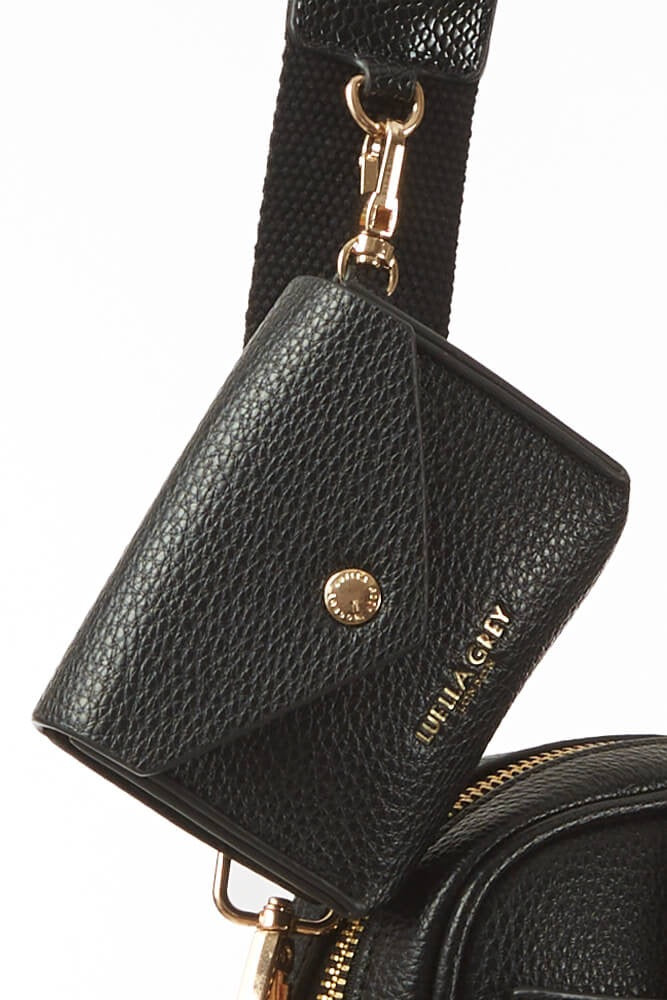 Luella Grey - Elise Portrait Camera Crossbody Handbag - Black
