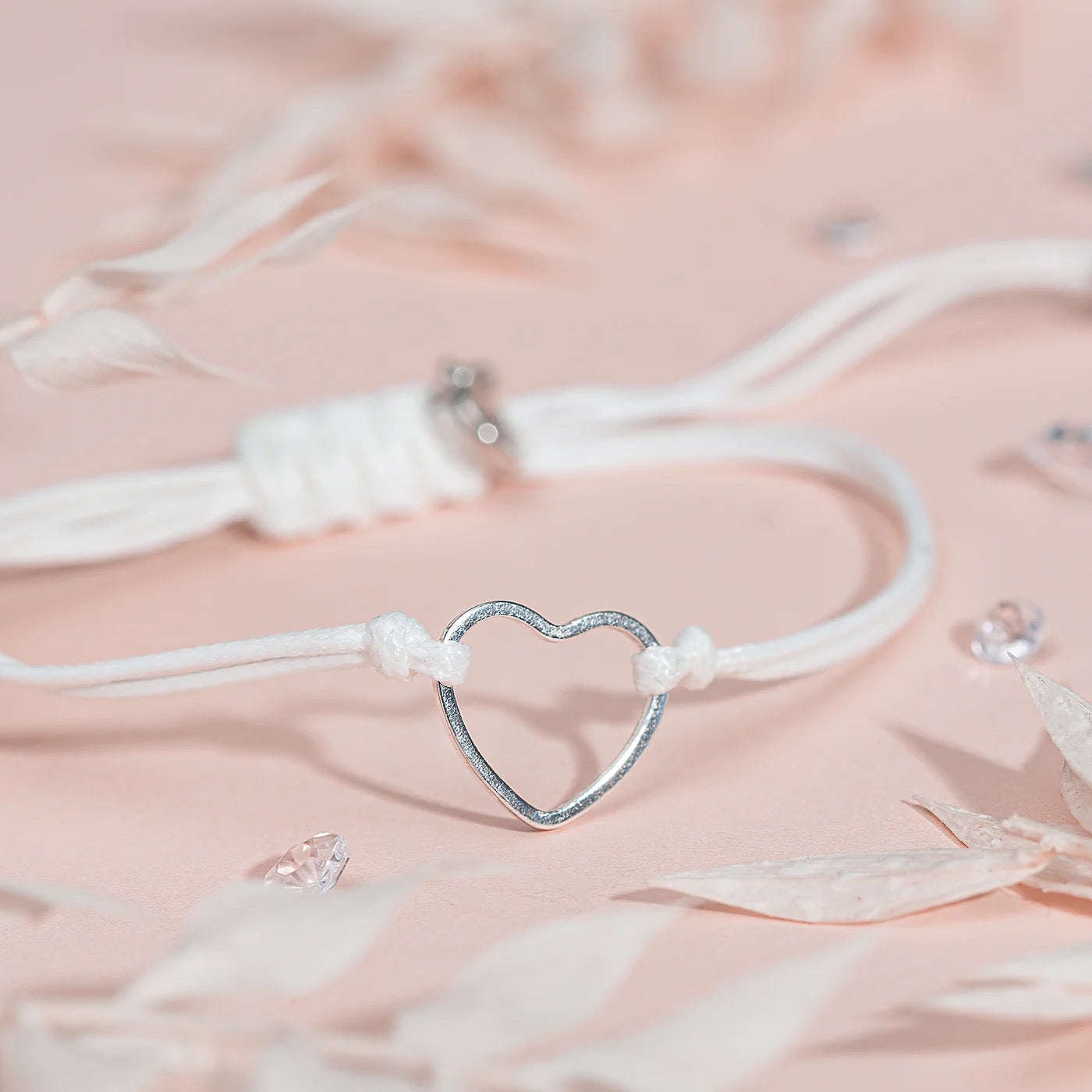 Letterbox Love Seeded Card Bracelet - Heart - You're in My Thoughts