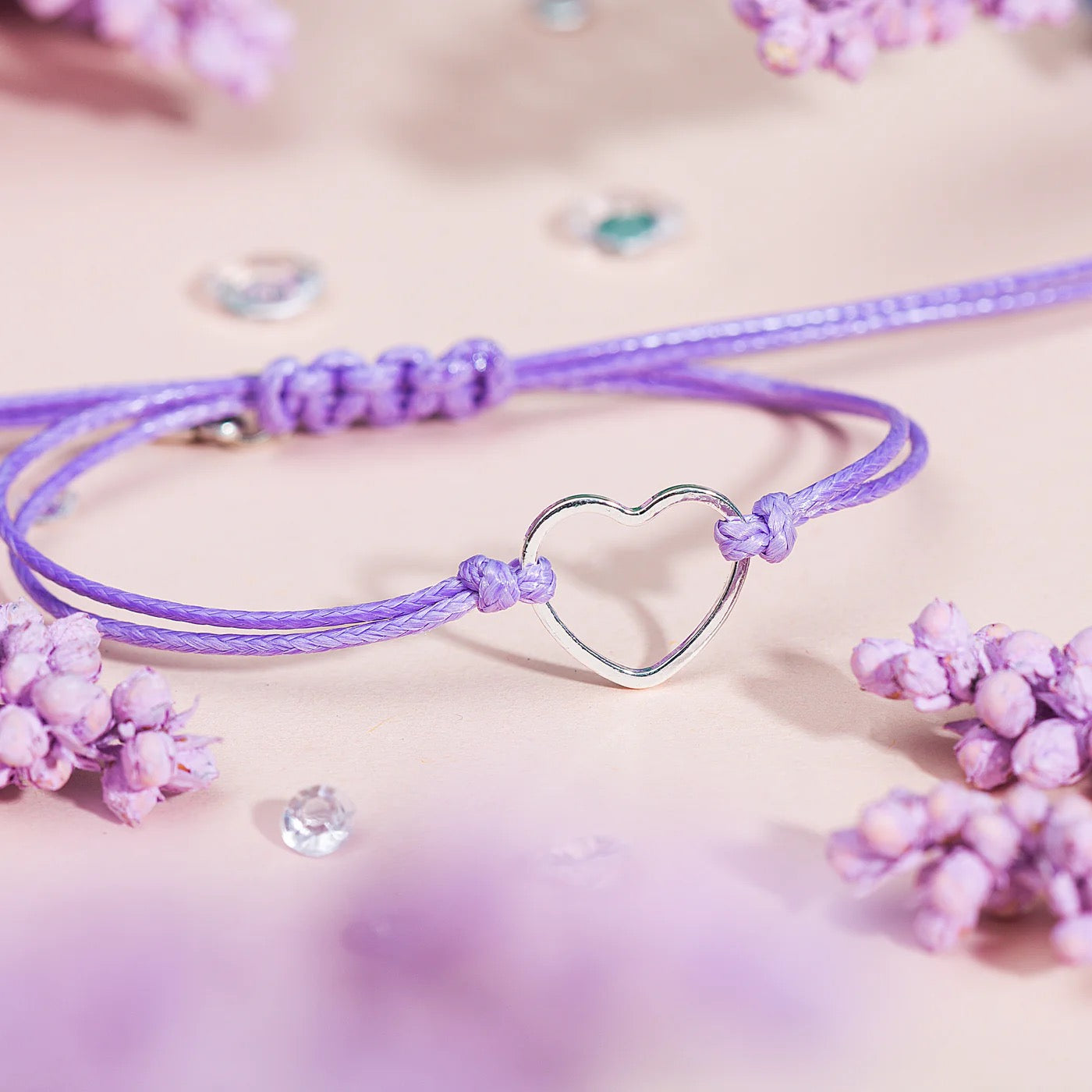 Letterbox Love Seeded Card Bracelet - Open Heart - Grow Through