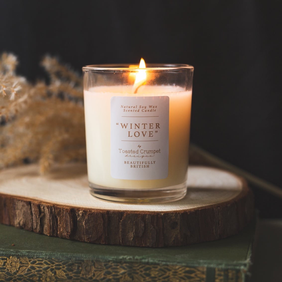 Toasted Crumpet Mini Candle - Christmas Dogs - Winter Love