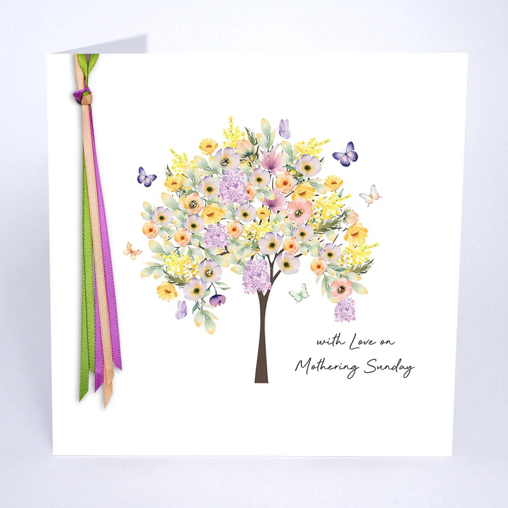 Five Dollar Shake - With Love on Mothering Sunday Pastel Tree Card