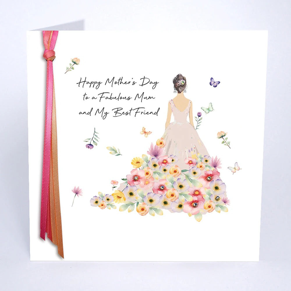 Five Dollar Shake - Mum & Best Friend Mothers Day Pastel Lady Dress Card