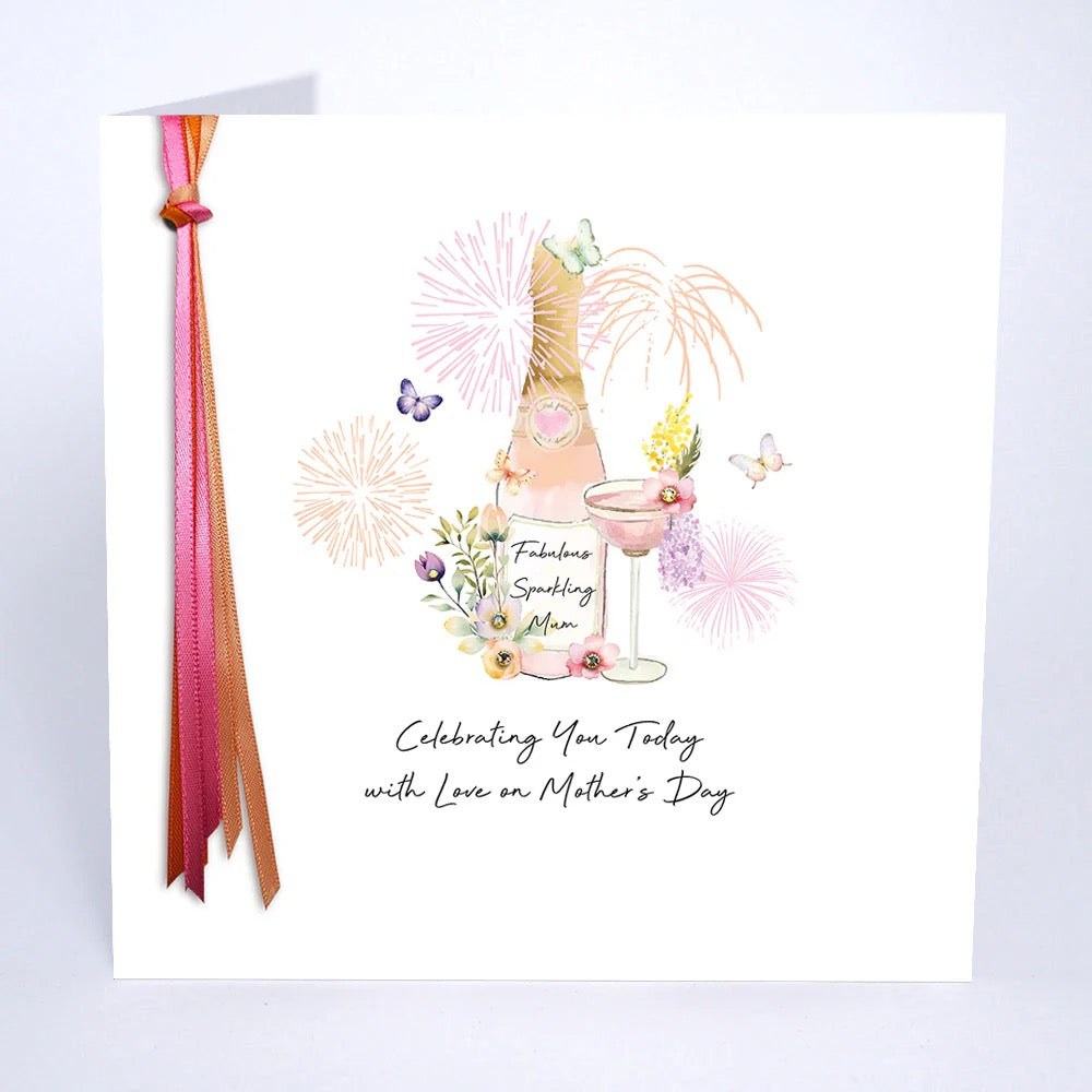 Five Dollar Shake - Celebrating You Today Mothers Day Pastel Champagne Card