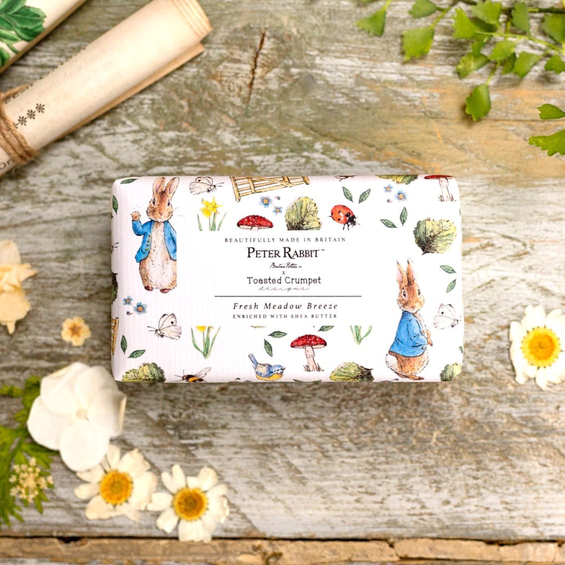 Toasted Crumpet - Peter Rabbit 'Fresh Meadow Breeze' - 190g Soap Bar