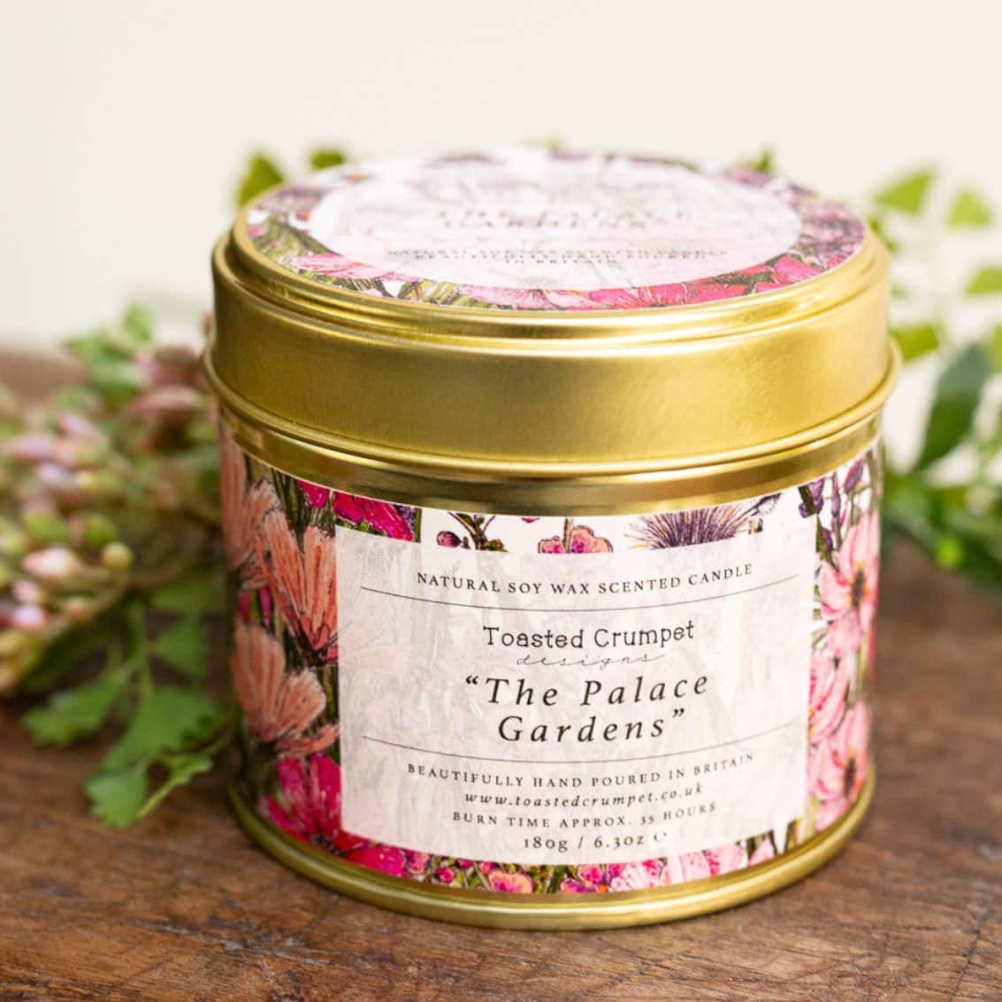 Toasted Crumpet - The Palace Gardens - Tinned Soy Wax Candle