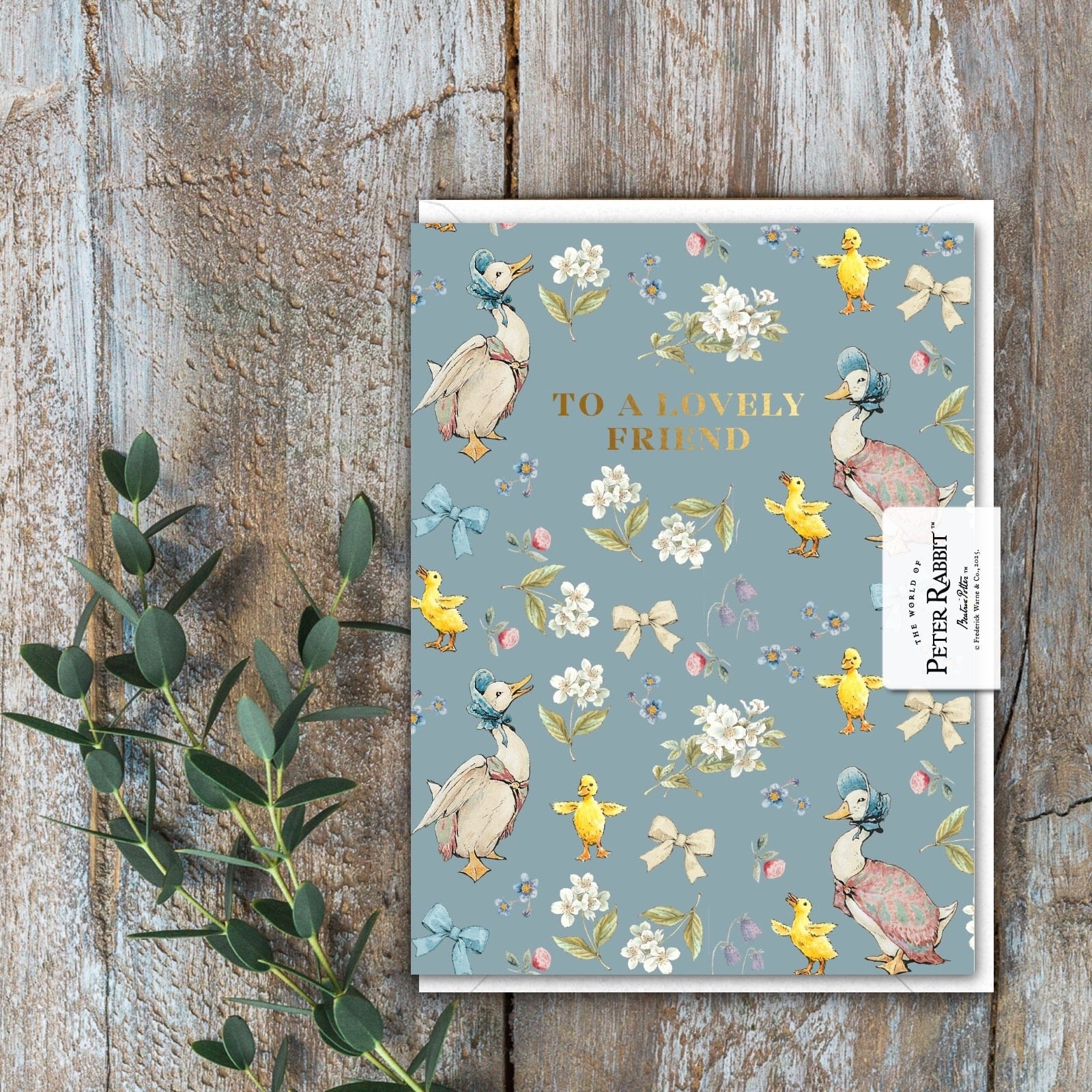 Toasted Crumpet - Jemima Puddle-Duck 'To a Lovely Friend' Blank MINI Card