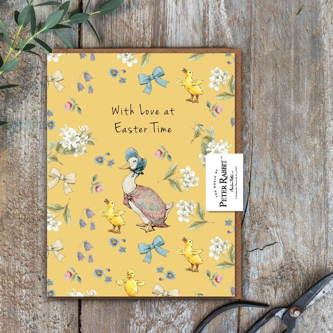 Toasted Crumpet - Jemima Puddle-Duck - With Love at Easter Time SMALL Card