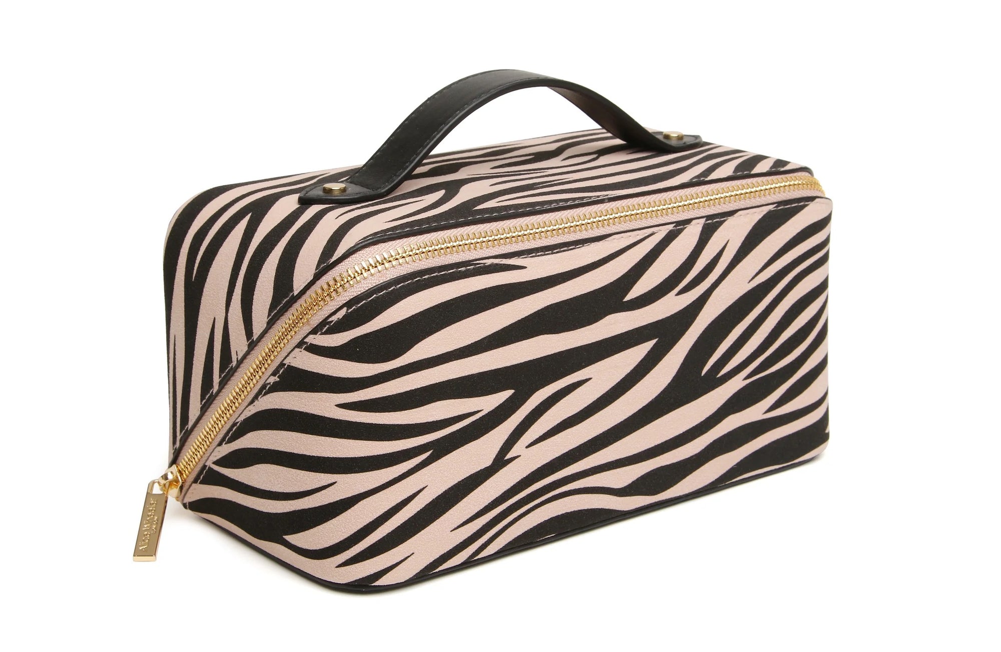 Alice Wheeler Zebra - Animal Print Train Beauty Case - Medium