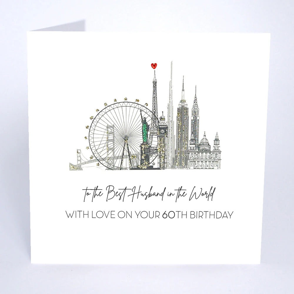 Five Dollar Shake - Best Husband in the World- 60th Birthday Card