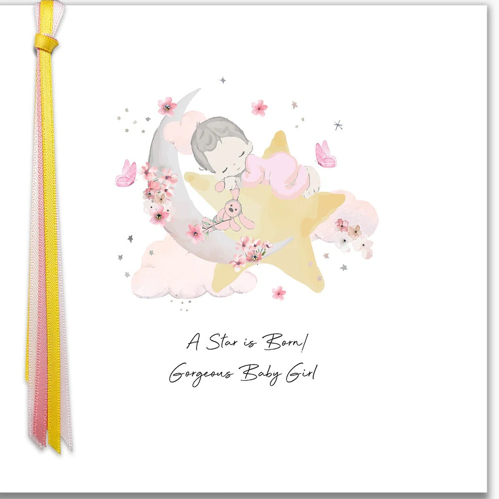 Five Dollar Shake - A Star is Born Gorgeous Baby Girl Birth Card