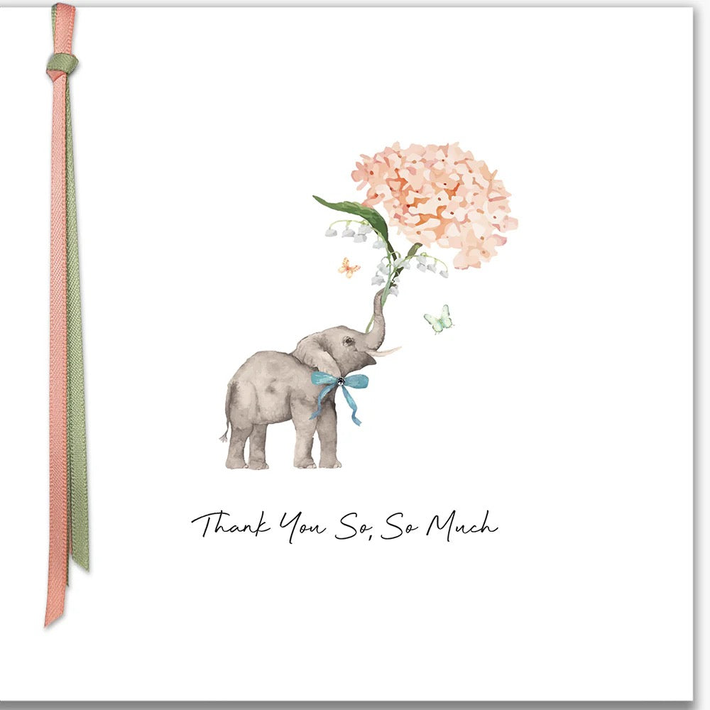 Five Dollar Shake - SMALL CARD - Thank you So So Much Elephant Card