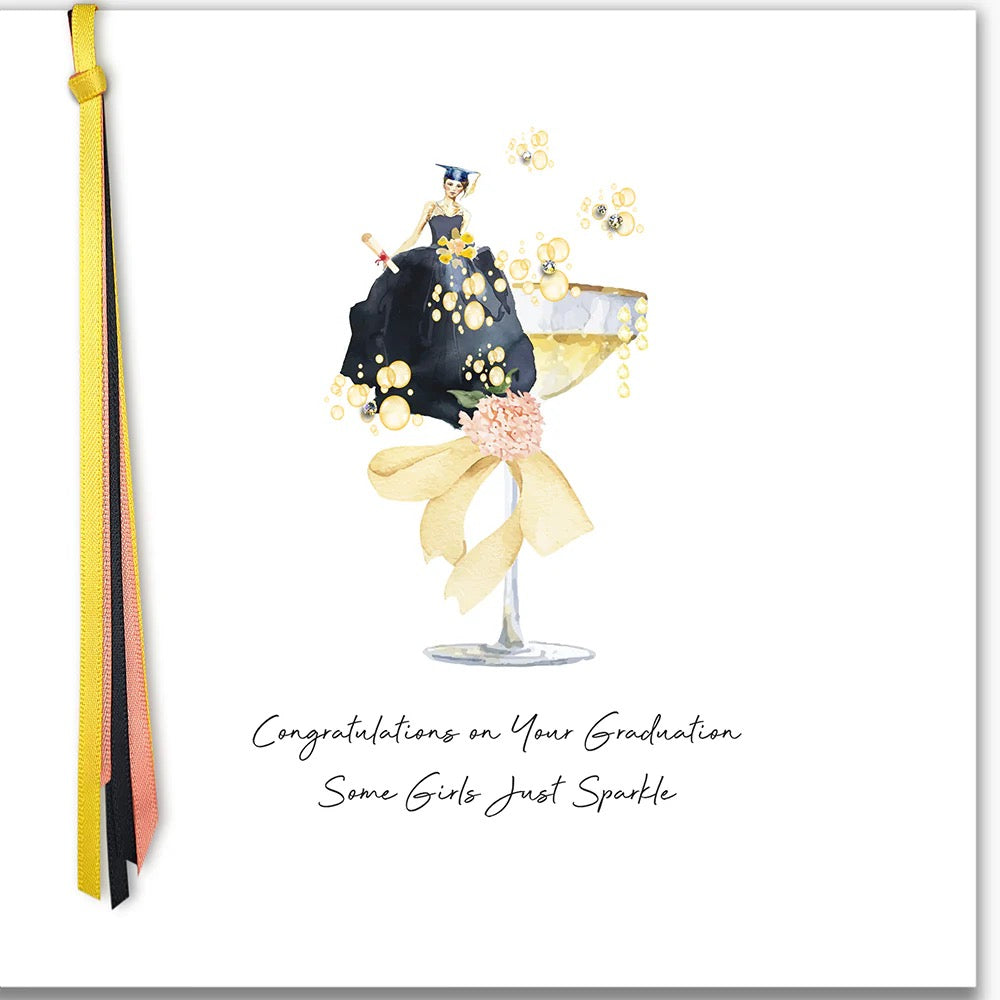 Five Dollar Shake - Congratulations on Your Graduation Some Girls Just Sparkle Card
