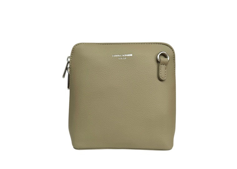 David Jones Minnie Crossbody Handbag Olive Branch Green (NV6101-5B)