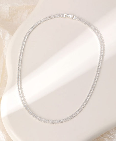Gracee Jewellery Crystal Baguette Full Necklace