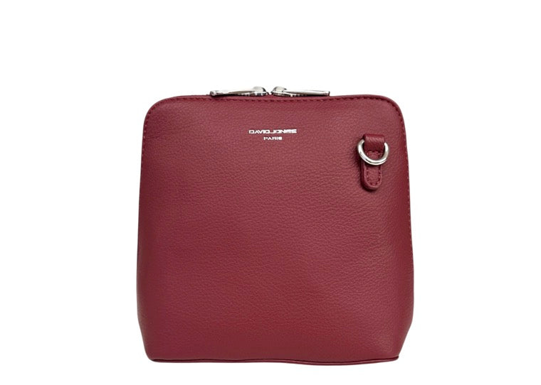 David Jones Minnie Crossbody Handbag - Windsor Wine (NV6101-5B)