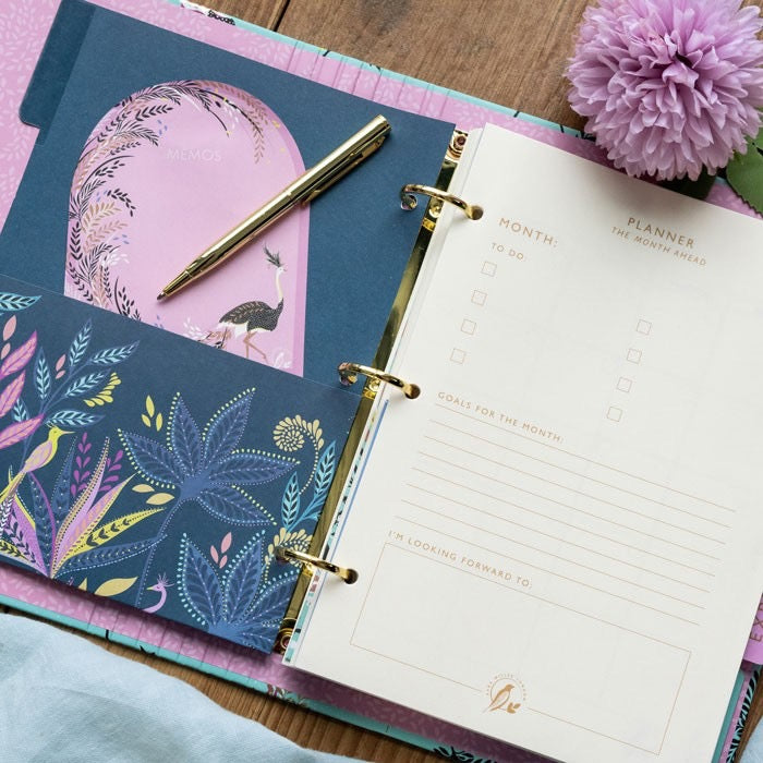 Sara Miller Botanical Paradise List & Memo Pad Set