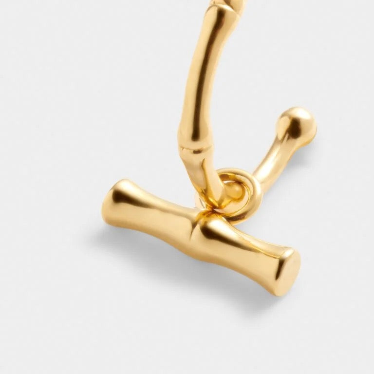 Katie Loxton Waterproof Jewellery - Bamboo Earrings - Gold