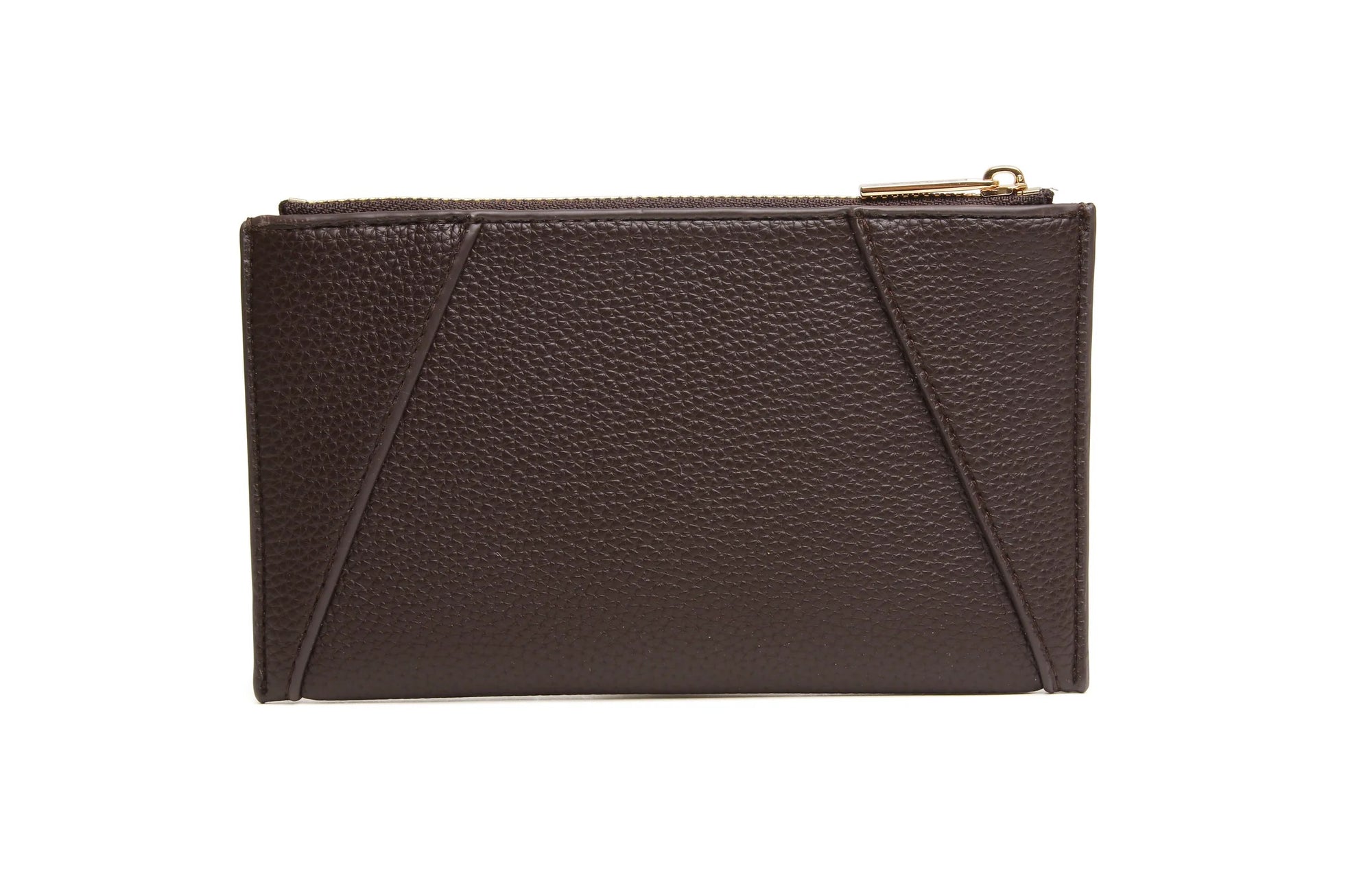 Alice Wheeler Chocolate Brown Kensington Slim Large Purse