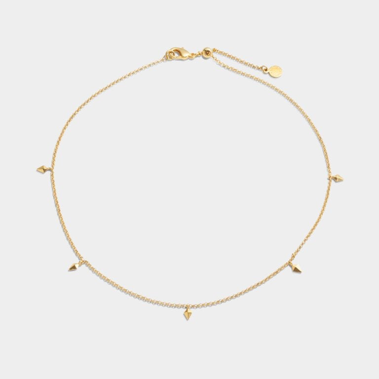 Katie Loxton Waterproof Jewellery - Estee Charm Choker Necklace - Gold