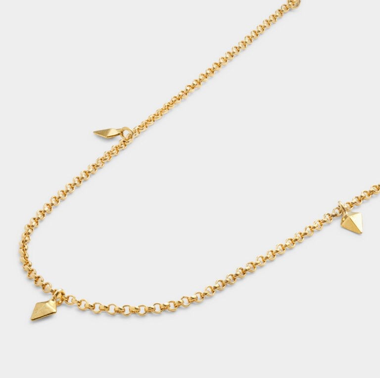 Katie Loxton Waterproof Jewellery - Estee Charm Choker Necklace - Gold