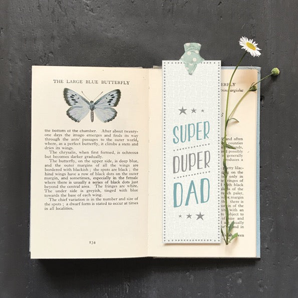 East of India Bookmark - Super Duper Dad