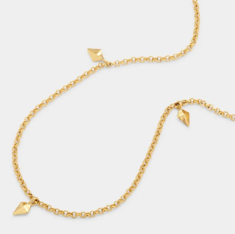 Katie Loxton Waterproof Jewellery - Estee Charm Choker Necklace - Gold