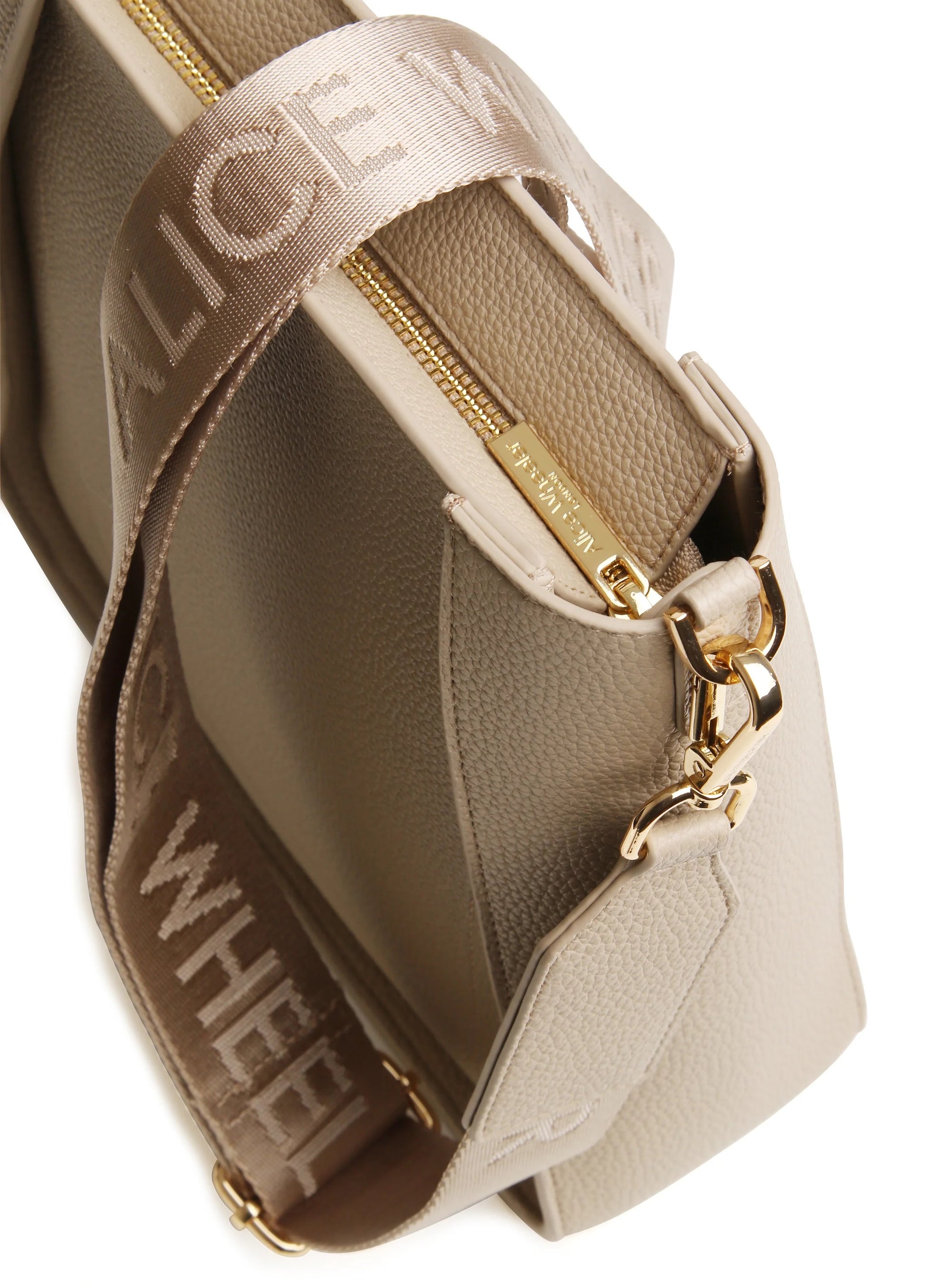 Alice Wheeler Stone Kensington Medium Crossbody Handbag