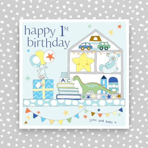 Molly Mae Happy 1st Birthday Toys Card