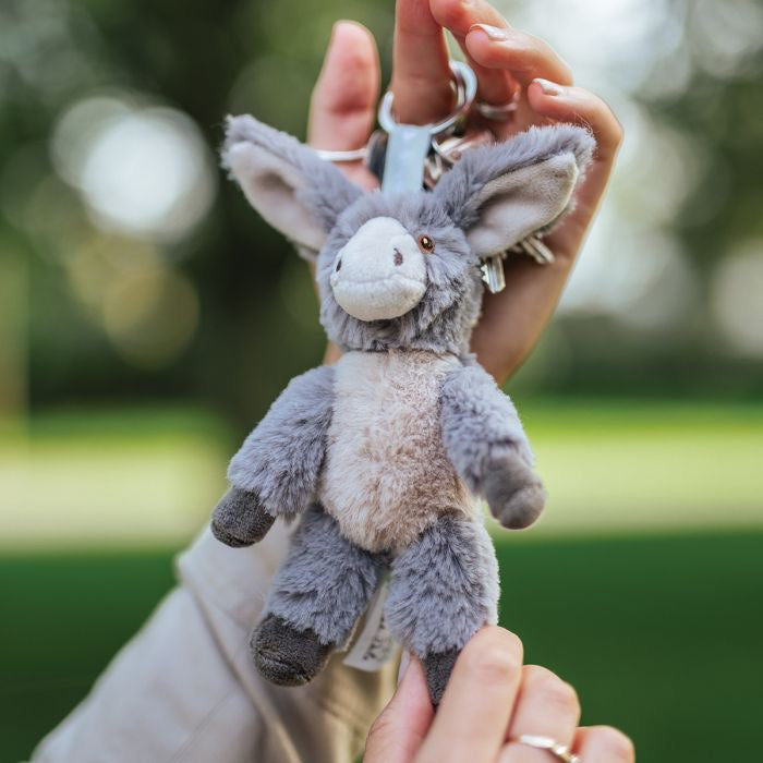 Donkey Plush Keyring - Wrendale Designs