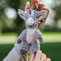 Jack - Donkey Plush Keyring -  Wrendale Designs