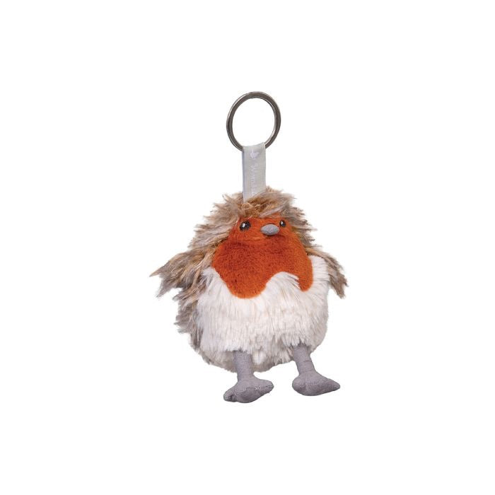 Adele - Robin Plush Keyring -  Wrendale Designs