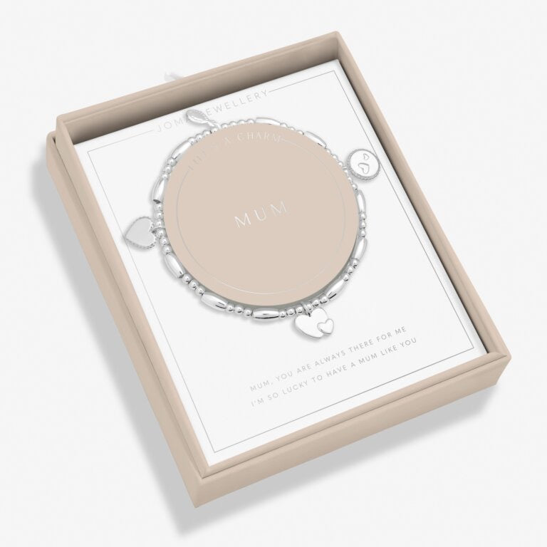 Joma Jewellery - Mum -Life's a Charm Triple Charm Boxed Bracelet