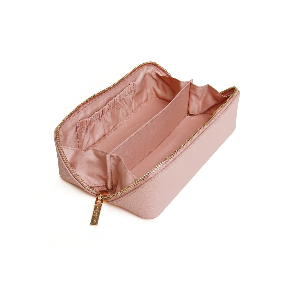 Alice Wheeler Slim Small Train Make-Up Case - Pink