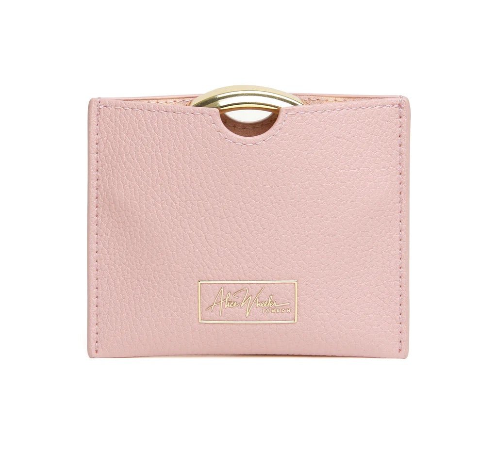 Alice Wheeler Pink Handbag 7x Magnifying Mirror & Pouch