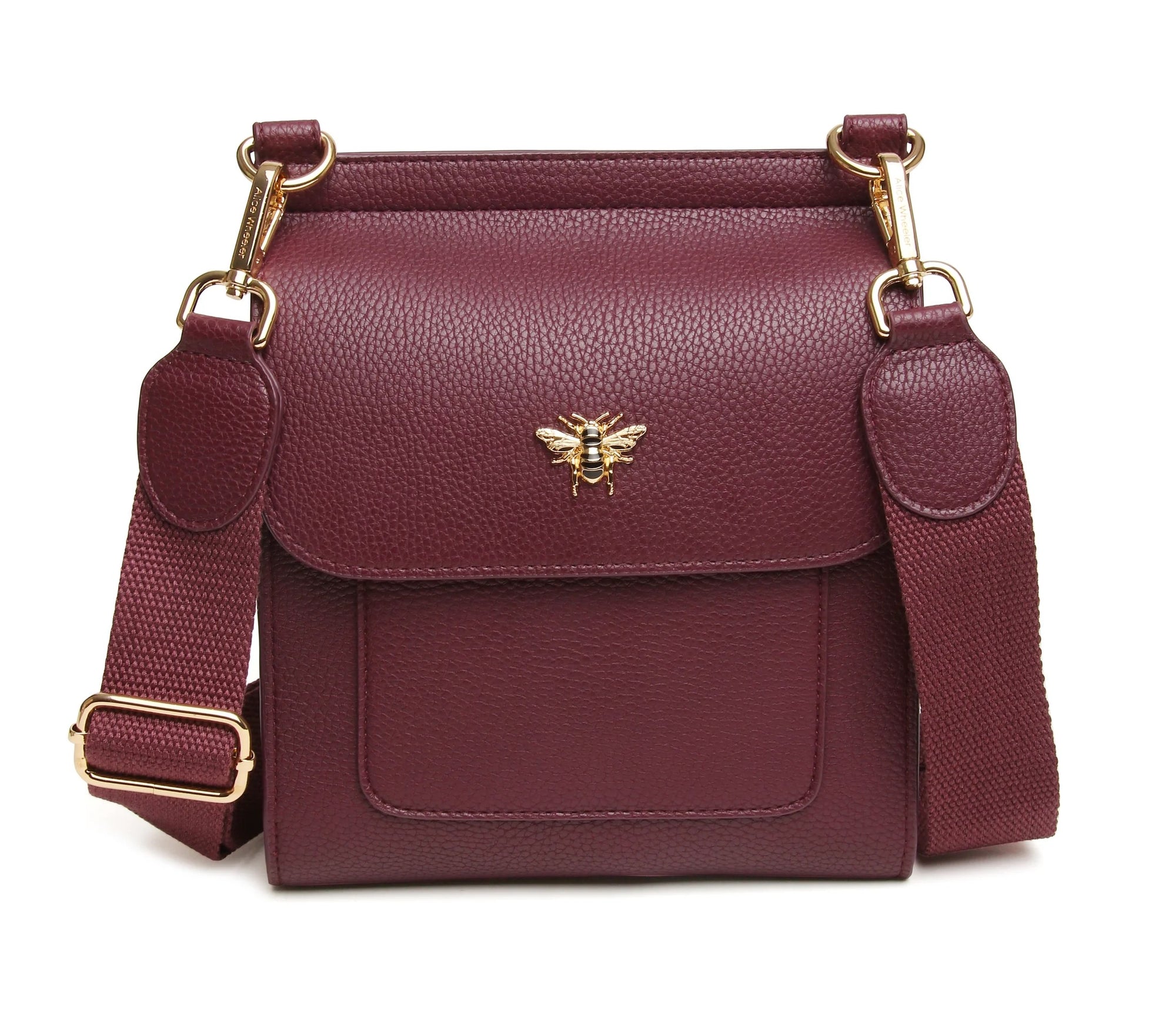 Alice Wheeler - Berry - Small Bloomsbury Crossbody Bag