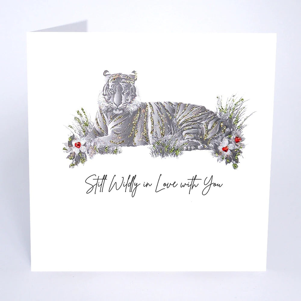 Five Dollar Shake - Still Wildly in Love With You Tiger Blank Card
