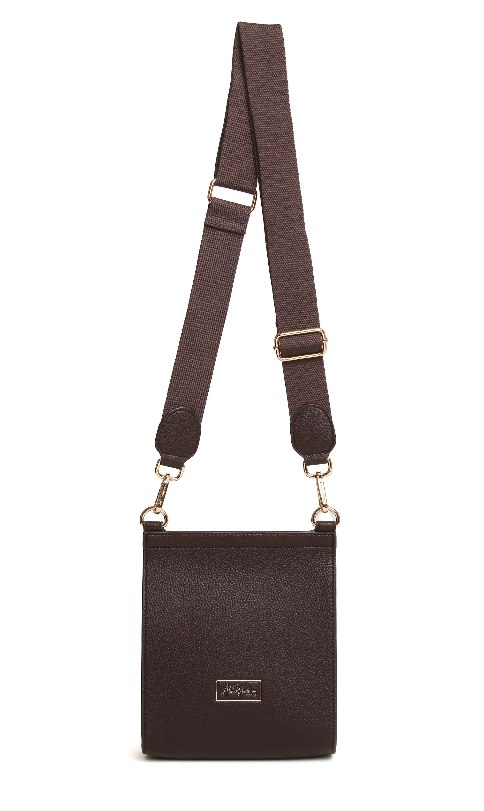 Alice Wheeler Chocolate Small Bloomsbury Crossbody Bag