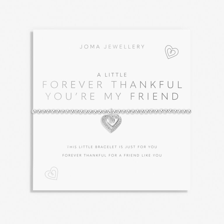 Joma Jewellery - 'A Little Forever Thankful You Are My Friend' Bracelet