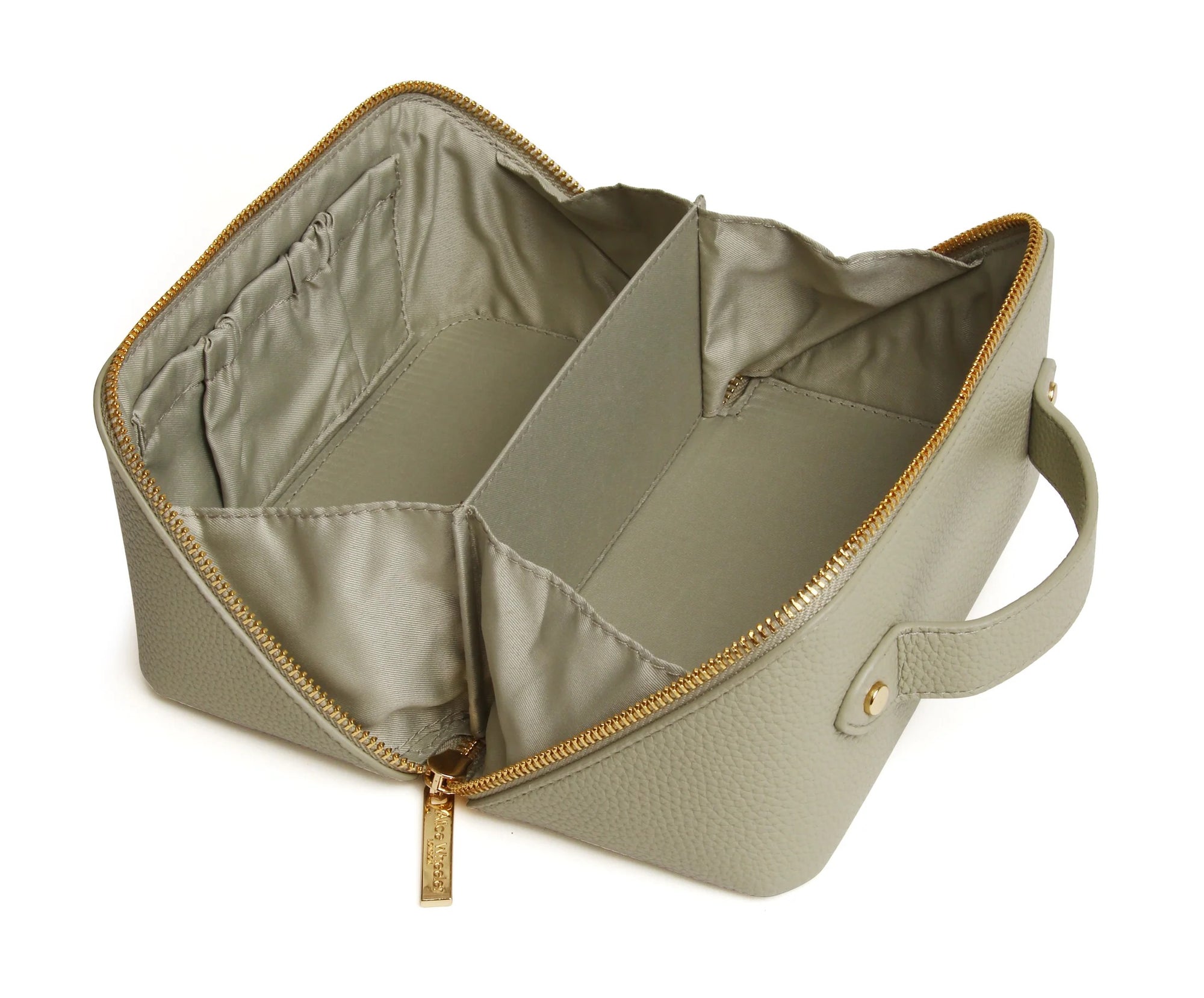 Alice Wheeler Pistachio Green Train Beauty Case - Mini