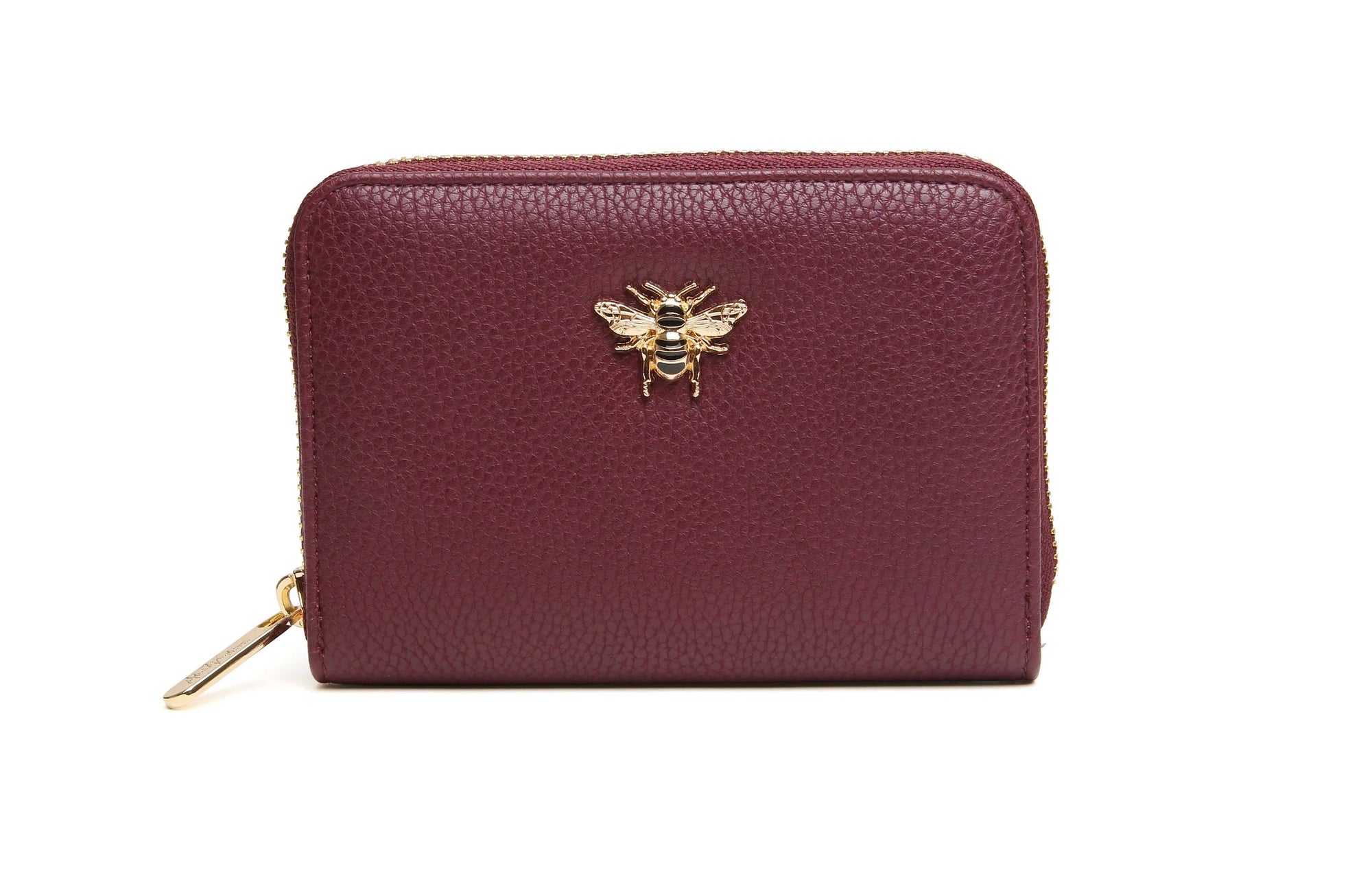 Alice Wheeler Bee Bromley Zip Purse - Berry