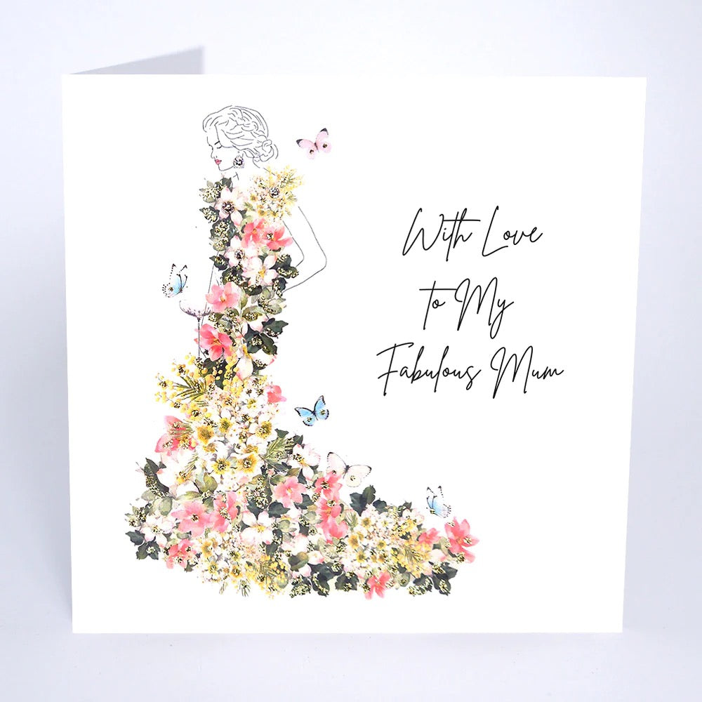 Five Dollar Shake - With Love to My Fabulous Mum Blank Card