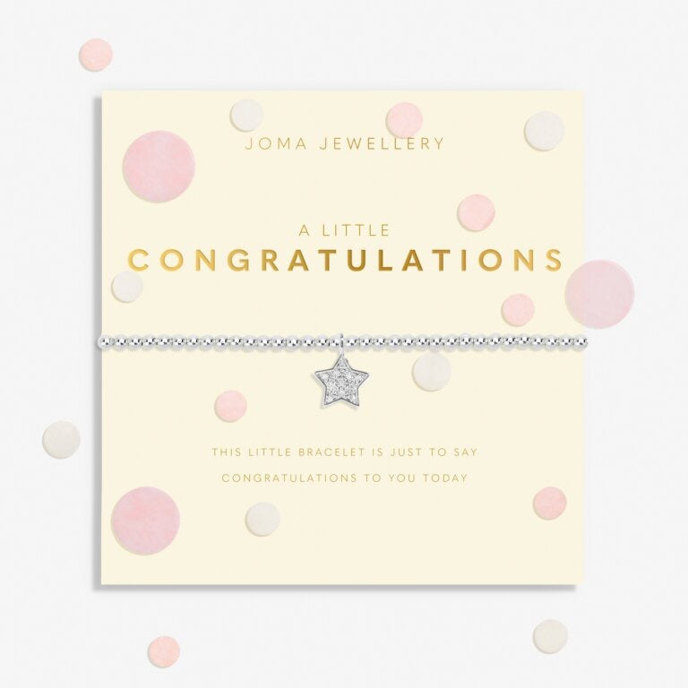 Joma Jewellery - Confetti 'A Little Congratulations' Bracelet
