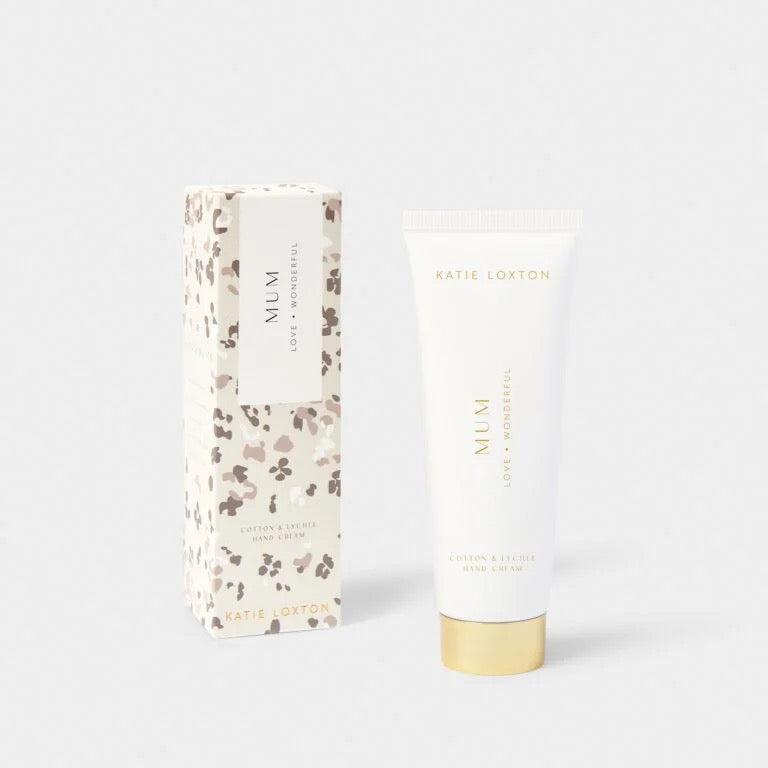 Katie Loxton Hand Cream 'Mum' - White Cotton & Sweet Lychee