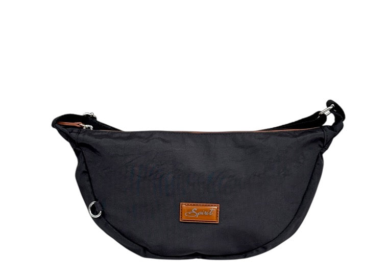 Spirit - Eco Lightweight Small Sling/Crossbody Bag (8711) - Navy Blue/Tan