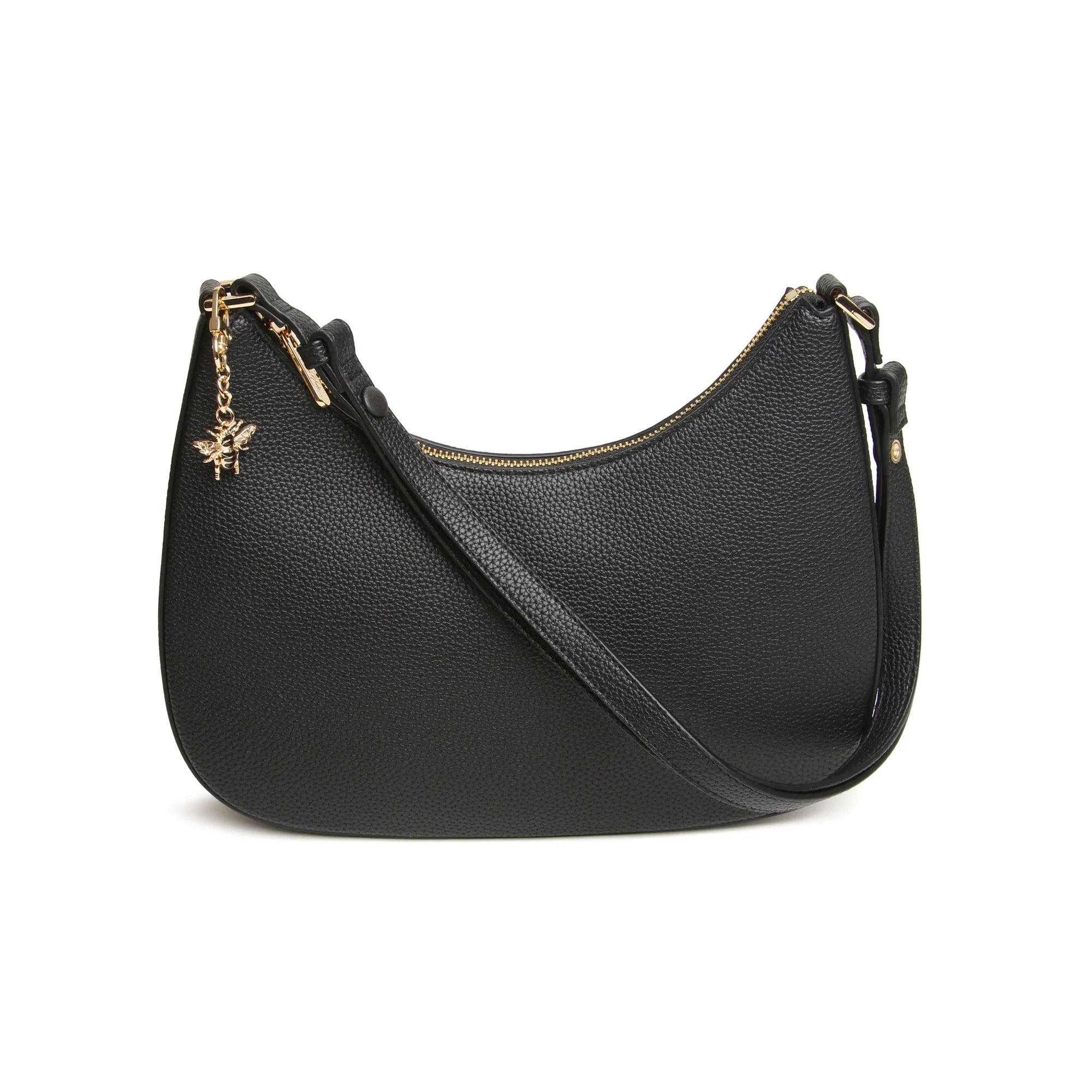 Alice Wheeler Ascot Scoop Shoulder Handbag - Black